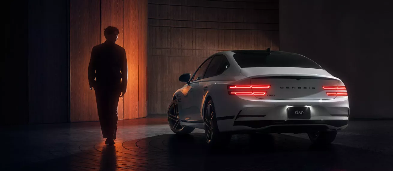 HE & ME stage the GENESIS Prestige-Black luxury sedans for Innocean