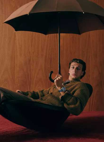 PER APPELGREN photographs social-media phenomenon The Gstaad Guy for an Audemars Piguet special in YUNg Magazine