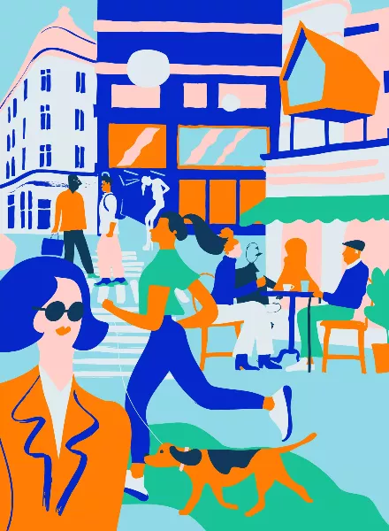 AMF - Annual Report with illustrations by Erica Jacobson c/o 2AGENTEN plus new works for Astor Chocolate