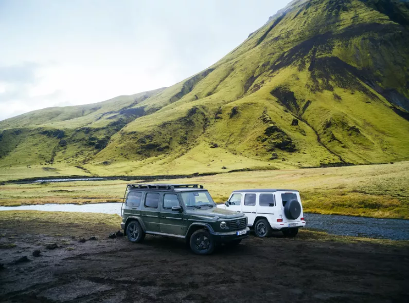 'Stronger Than Limits.' - André Josselin c/o Emeis Deubel travelled to Iceland with the Berlin-based media production company Doity to take pictures during a road trip with the Mercedes G-Class