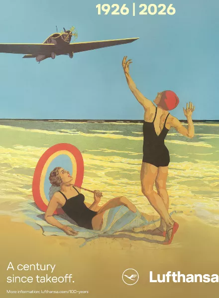 Lufthansa travels through 100 years of brand history with campaign (Serviceplan)