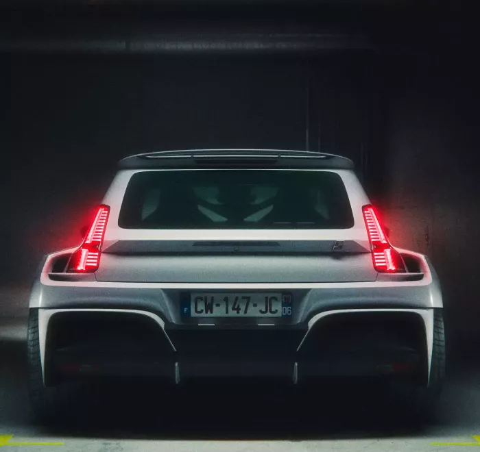 Landscape photos meet CGI - Chromatik.Work presents a virtual road trip through the Swiss canton of Valais with the Renault R5 Turbo 3E