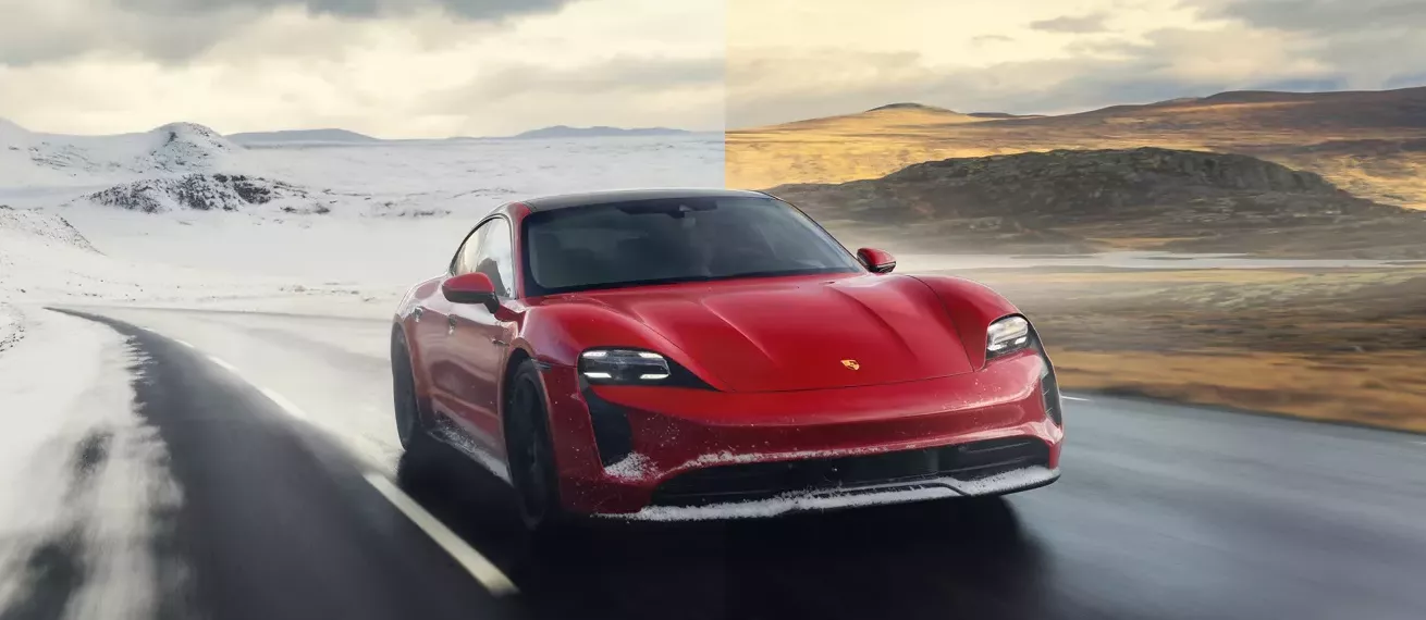 Porsche Taycan - a CGI x AI project by Dejan and Per