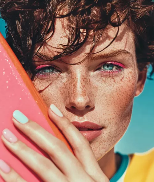 Beach-inspiriertes AI Special zwischen Sonne, Textur und natürlicher Schönheit von Micaela AI
