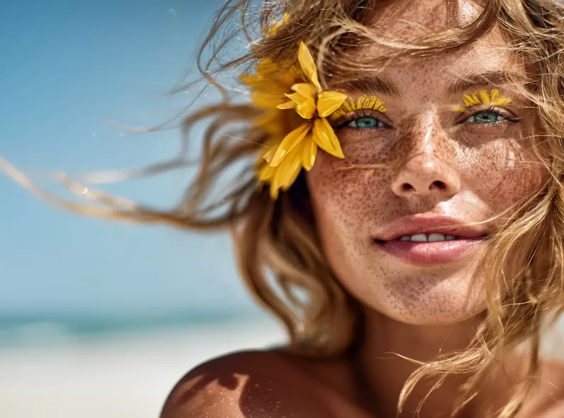 Beach-inspiriertes AI Special zwischen Sonne, Textur und natürlicher Schönheit von Micaela AI