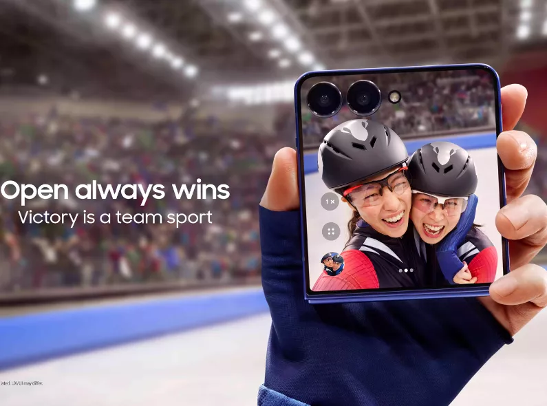 Open always wins - Florian Bison photographs the SAMSUNG Olympia '26 campaign featuring Team Samsung Galaxy