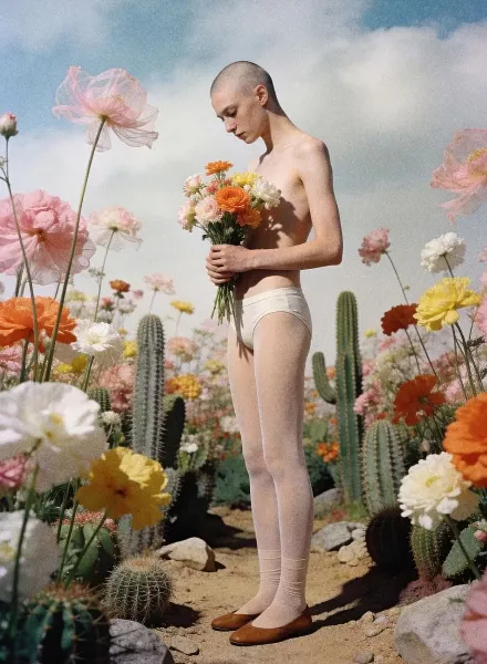 'Longing for Springtime' Luzzitellidanieli mit Frühlingsfantasien zwischen Fotografie, CGI und AI