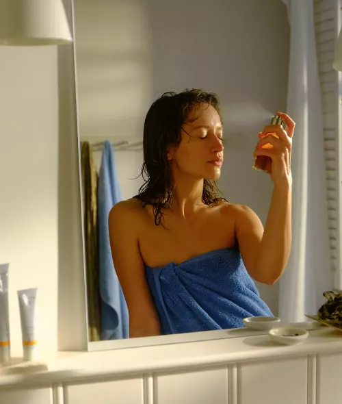 Felix Wittich took photographs for Dr. Hauschka during filming of the TVC