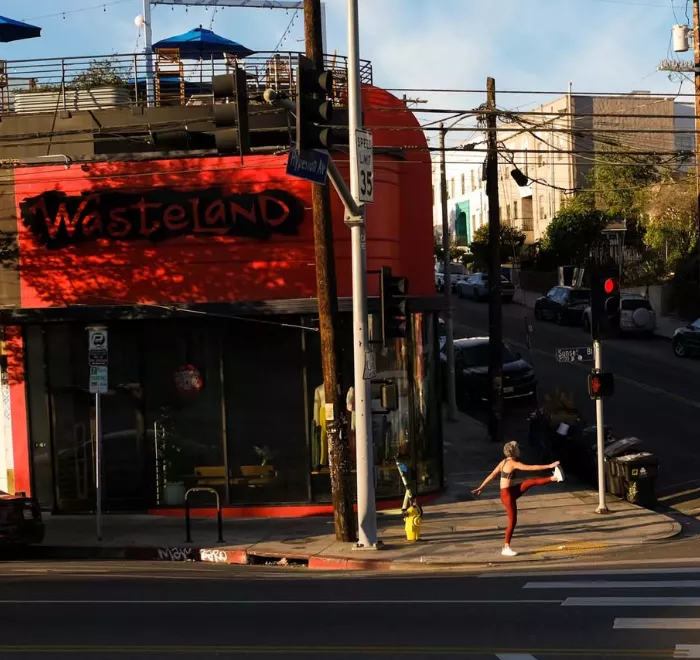 Renée on Melrose - a personal work by photographer Cecil Arp