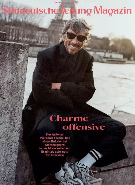 Balenciaga designer Pierpaolo Piccioli portrayed by Jonas Unger for SZ MAGAZINE