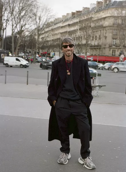 Balenciaga designer Pierpaolo Piccioli portrayed by Jonas Unger for SZ MAGAZINE