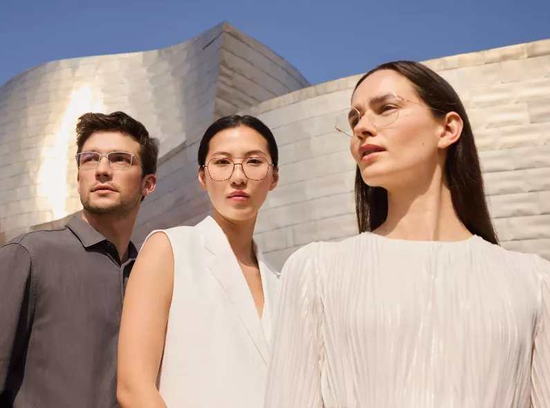 Experience Iconic Design: SILHOUETTE campaign photographed by Jana Gerberding at the Guggenheim Museum Bilbao