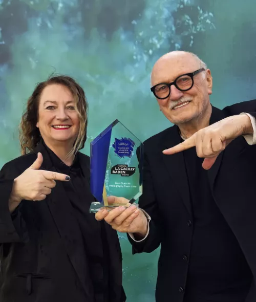 Festival La Gacilly-Baden Photo was awarded Best Open-Air Photography Event Worldwide 2025 at the LUXlife Creative and Visual Arts Awards!