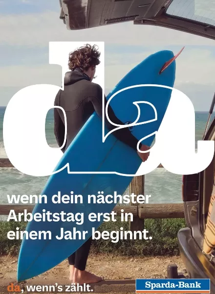 'Da, wenn’s zählt' - Markenkampagne der Sparda-Bank von Anne Moldenhauer für Grabarz XCT