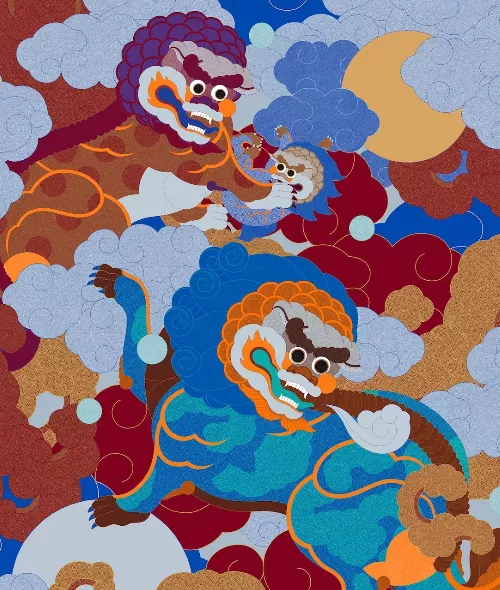SIAM PARAGON „The Fortune Guardians“ von Suthipa Kamyam c/o WILDFOX RUNNING zum Chinese New Year 2026