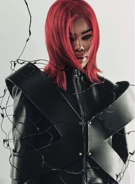 “Every Rose Has Its Thorn” – artist Teyana Taylor on the cover of the March 2026 issue of Complex magazine, photographed by Conor Cunningham