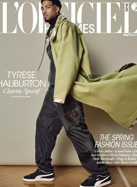 L’OFFICIEL HOMMES Coverstory mit Tyrese Haliburton – fotografiert von Cristian Hunter