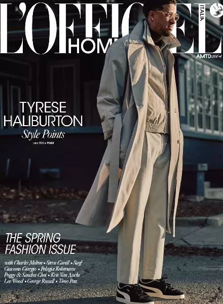 L’OFFICIEL HOMMES Coverstory mit Tyrese Haliburton – fotografiert von Cristian Hunter