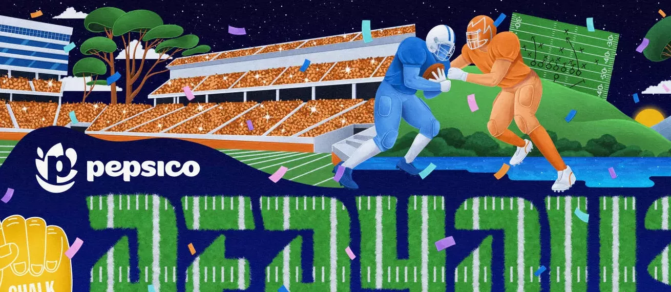 PepsiCo celebrated Super Bowl 2026 – with colorful illustrations by Anna Pers Bräcke