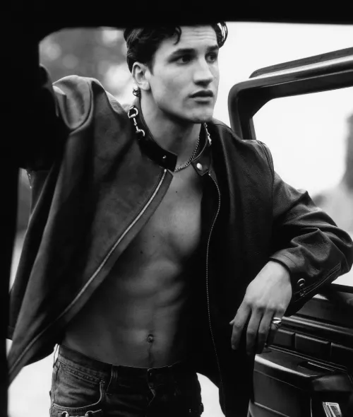 On the road with Max - James Harvey-Kelly photographed for NUMÉRO HOMME Netherlands