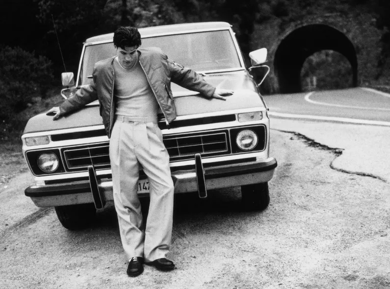 On the road with Max - James Harvey-Kelly photographed for NUMÉRO HOMME Netherlands