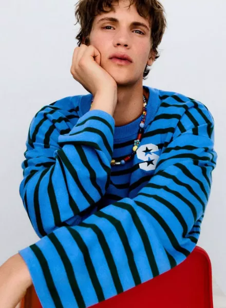 Served with Attitude - Male Model Tim Wolf in the Bershka Spring/Summer Collection 2026 campaign