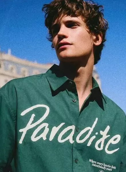 Served with Attitude - Male Model Tim Wolf in the Bershka Spring/Summer Collection 2026 campaign