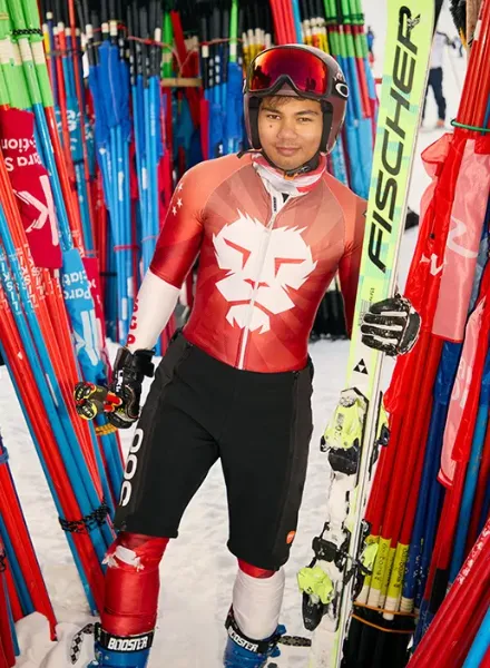 ‘Unlikely Olympian’ - Roderick Aichinger portrays Singapore’s ski athlete Faiz Basha for MONOCLE magazine