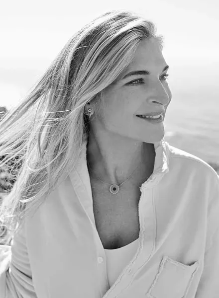 Anne Menke portrayed sports icon and wellness entrepreneur Gabby Reece for Malibu magazine