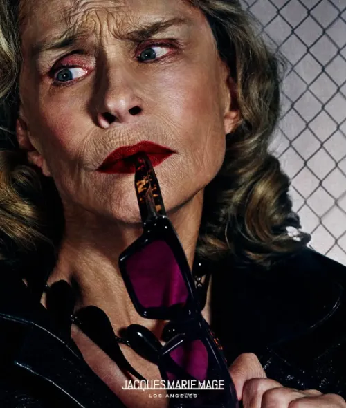 Lauren Hutton Superstar - Steven Klein photographed the new eyewear collection for Jacques Marie Mage, created in collaboration with Haider Ackermann