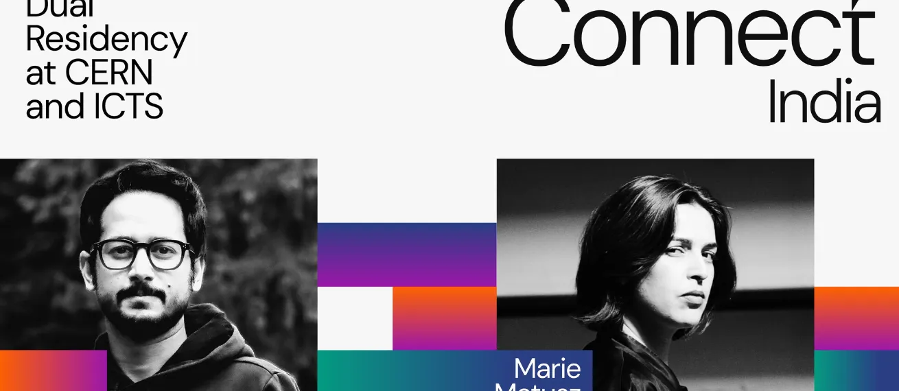 Marie Matusz and Moonis Ahmad Shah - Arts at CERN and Pro Helvetia announce the artists selected for the 2026 Connect India residency