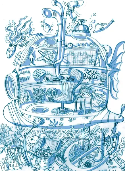 HERMÈS – L’Appel du Large : Carlo Stanga invites us into fantastical underwater worlds