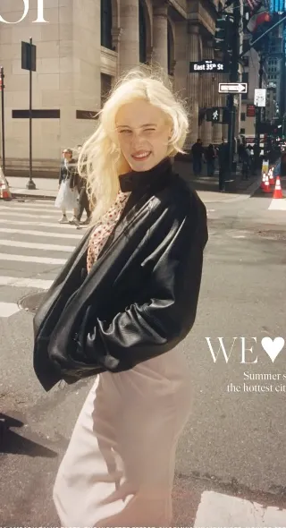 'We Love New York' - Tom Craig fotografierte Model Summer Dirx für die Juni-Ausgabe '26 des HTSI Magazins