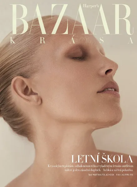 'Summer School' Lauren Leis fotografiert Beauty-Editorial für HARPER'S BAZAAR CZ
