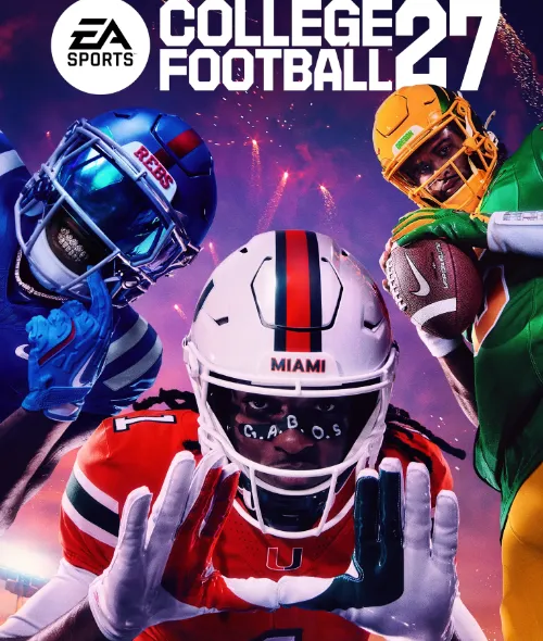 EA Sport's College Football 27 + Deluxe Edition Cover - postproduziert von ONE HUNDRED BERLIN für die Agentur THE NEW COMPANY