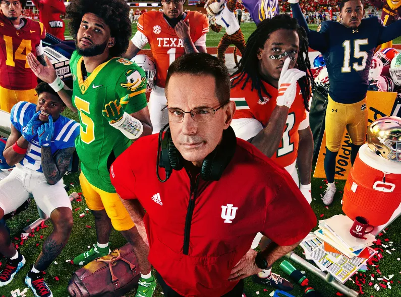 EA Sport's College Football 27 + Deluxe Edition Cover - postproduziert von ONE HUNDRED BERLIN für die Agentur THE NEW COMPANY