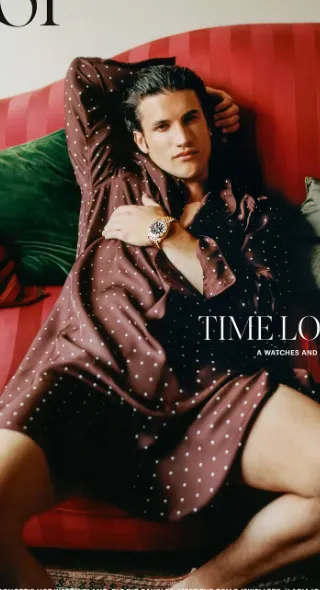 'Time Lord' - James Harvey-Kelly fotografierte das Celebrity-gespickte High-End-Uhren-Editorial für HTSI Magazin in London