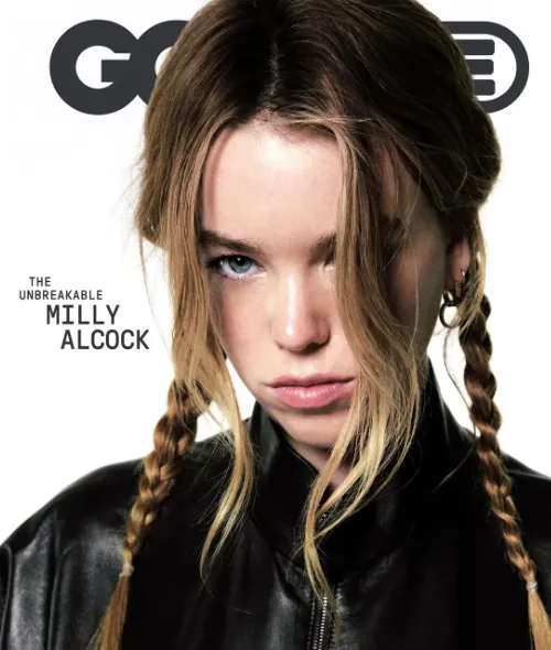 The Unbreakable - 'Supergirl' Milly Alcock on the cover of GQ, photographed by Conor Cunningham