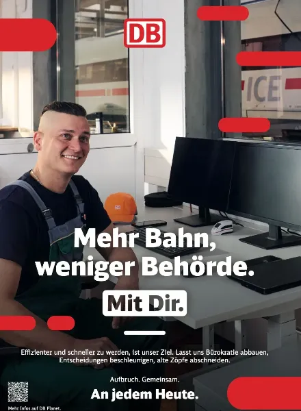 Tim Tyson photographs Deutsche Bahn employee campaign “An jedem Heute”