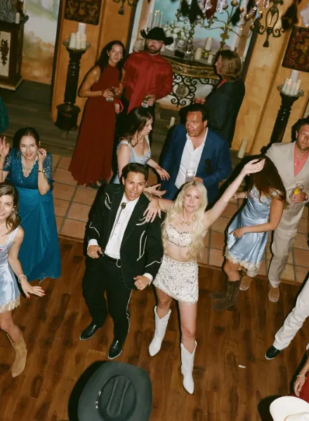 Disco Cowboy in Sin City - James Harvey-Kelly accompanied the wedding of India Rose James and Daniel Vildosola with his camera for VOGUE UK