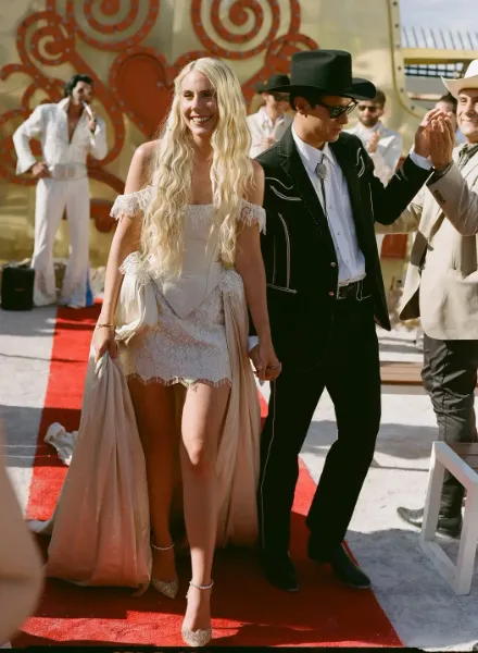 Disco Cowboy in Sin City - James Harvey-Kelly accompanied the wedding of India Rose James and Daniel Vildosola with his camera for VOGUE UK