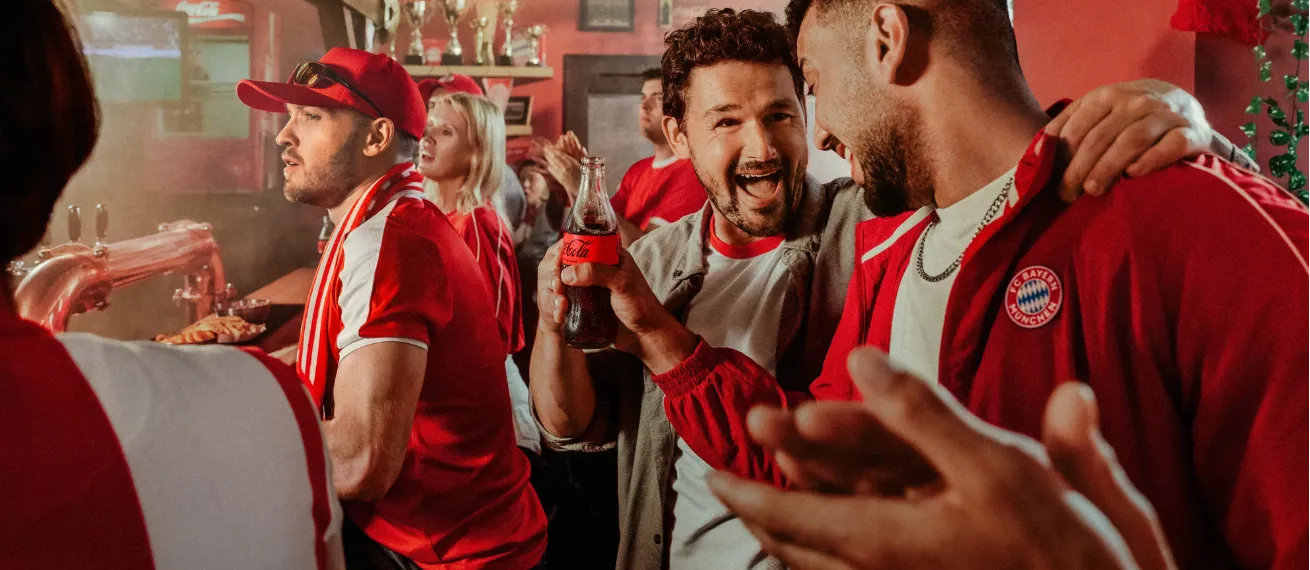 'Refresh to recharge' – André Josselin photographs the Coca-Cola campaign marking its major comeback as a Bundesliga partner