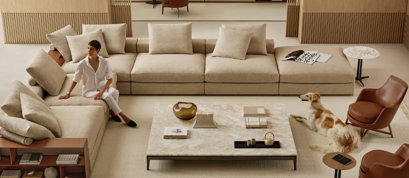 Camelot by Antonio Citterio – Robert Rieger photographs the new sofa system for FLEXFORM