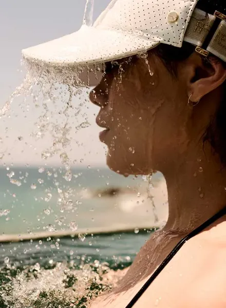 Making waves – Anne Menke photographed the eyewear and accessories editorial for Ac Mag Summer '26