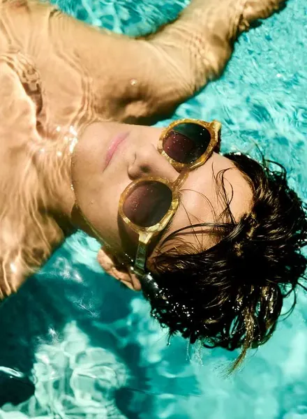 Making waves – Anne Menke photographed the eyewear and accessories editorial for Ac Mag Summer '26
