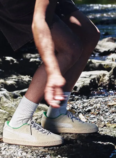 Conor Cunningham x le PÈRE x PUMA – the classic Suede becomes 'The Gentle Man'