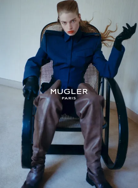 POWER, DESIRE & BEAUTY – Lauren Aiello on Make-up for MUGLER’s FW26/27 'The Commander' campaign starring Vivian Jenna Wilson