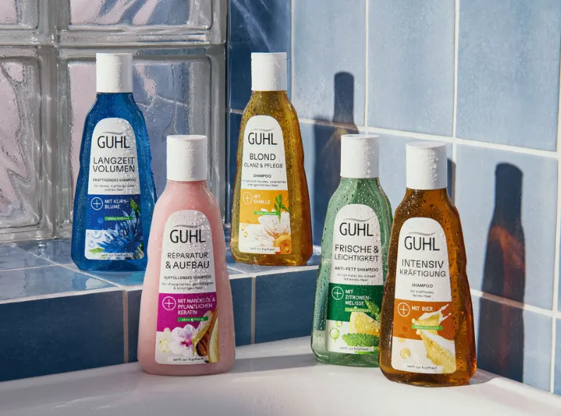 "Let's make Shampoo guhl again!" – the GUHL stills campaign by photographer Marcel Frommer, post-produced by ONE HUNDRED BERLIN