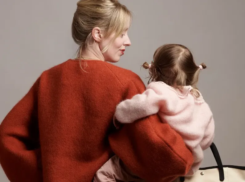 Sweet, playful, and full of charm – Pascale Weber photographed for the label Petit Sézane