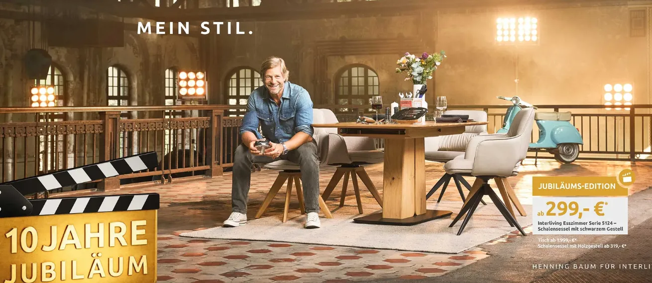 Henning Baum for Interliving. Big-Screen Storytelling. Directed by Christian Angerer